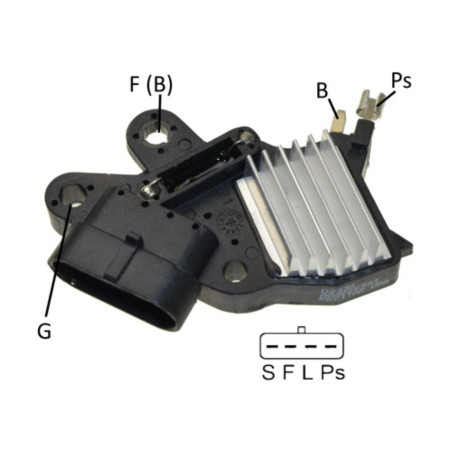 REGULADOR ALTERNADOR DELCO  TRAILBLAZER AD230/AD244
