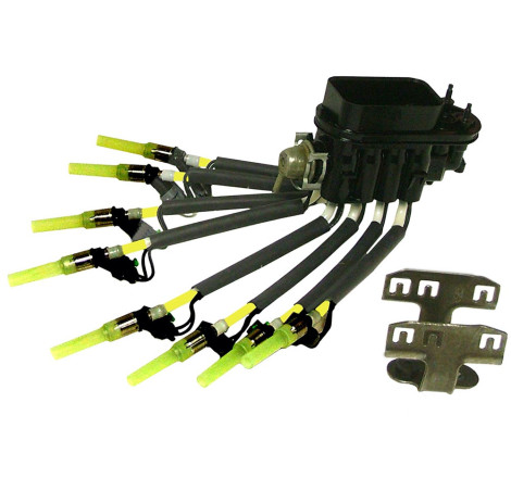 CUERPO DE INJECTORES ARAÑA PULPO CHEV VORTEC EXPRESS,1500, 2500 4.3L 8CYL