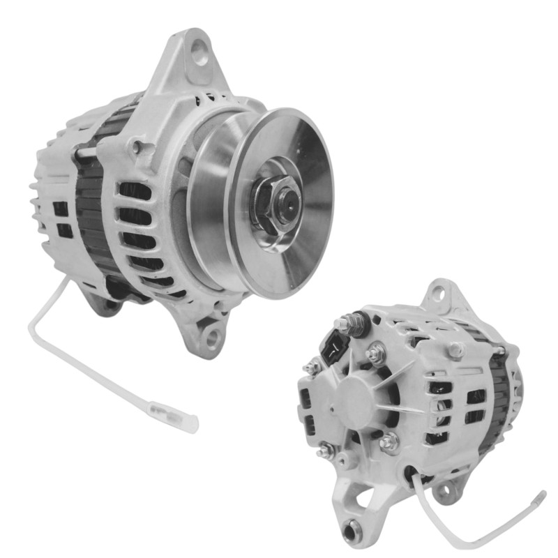 Alternador ISKRO 12V 50A para Retroexcavadora Hitachi
