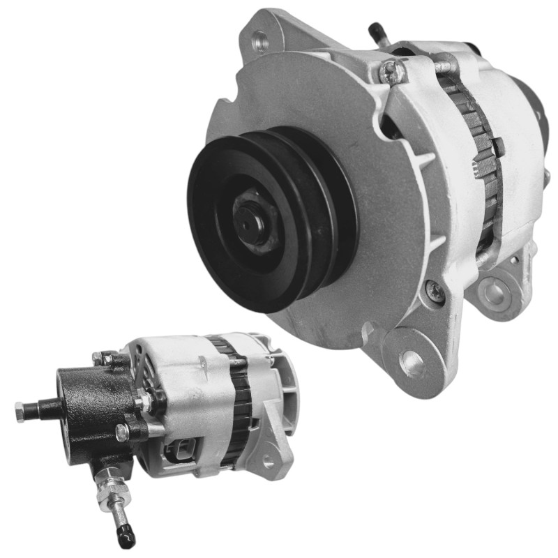 Alternador Hyundai HD-65 24V con Bomba y Polea Doble
