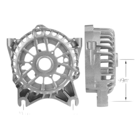 TAPA DELANTERA ALT 6G  FORD 7795