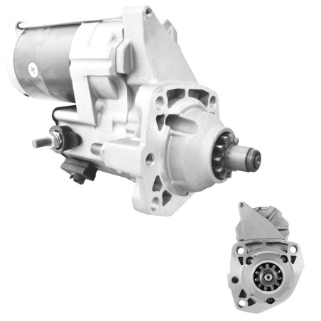 ARRANQUE ISUZU DENSO  JOHN DEERE 310SE  12V  11 DIENTES REDUCCION NIPONDENSO