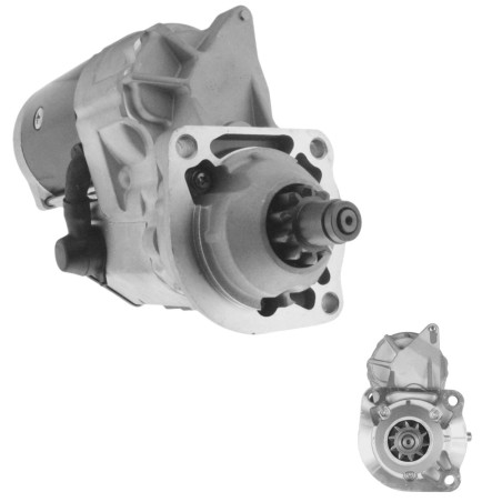 ARRANQUE ISUZU DENSO 12V CATERPILLAR  10 DIENTES  D3 DOZER WETCLUTCH  REDUCCION NIPONDENSO 3.0