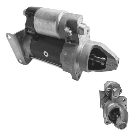 ARRANQUE JOHN DEERE  CORTA GRAMA 9 DIENTES 12V