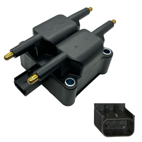 BOBINA NEON 98/2000 CONECTOR LARGO PIN PLANO