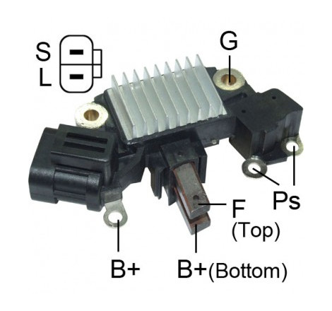 REGULADOR ALTERNADOR HITACHI  NISSAN XTRAIL 2.5L Y VARIOS
