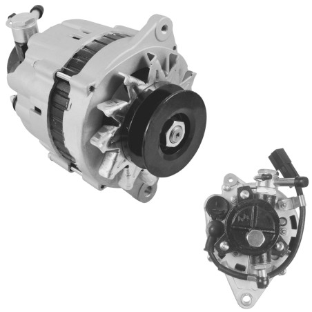 ALTERNADOR HITACHI 12V 80AMP C/BOMBA  ISUZU