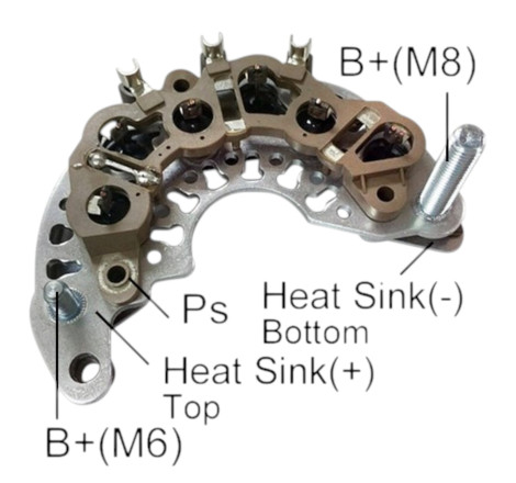 DIODERA DELCO  DE ALT  CHEV CAPTIVA, EPICA 11SI 70-95 AMP