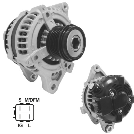 ALTERNADOR DENSO 110 AMP TOYOTA  COROLLA 12-15