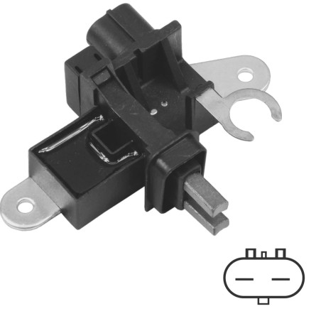 CARBONERA DE ALTERNADOR DOGGE RAM 2007 136AMP