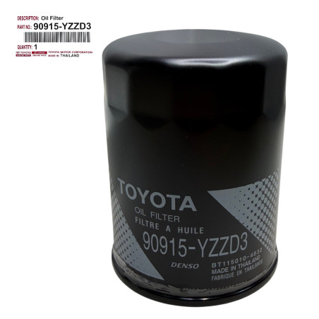 FILTRO DE ACEITE TOYOTA 4RUNNER 03-09, TACOMA 05-16, TUNDRA 00-11, FJ CRUISER 96-07, SEQUOIA 01-10