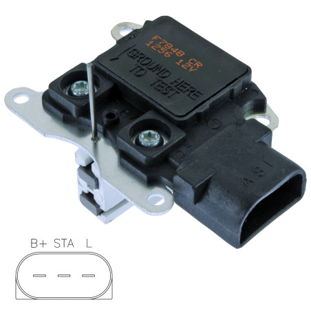 REGULADOR ALTERNADOR FORD 3G CON CARBONERA