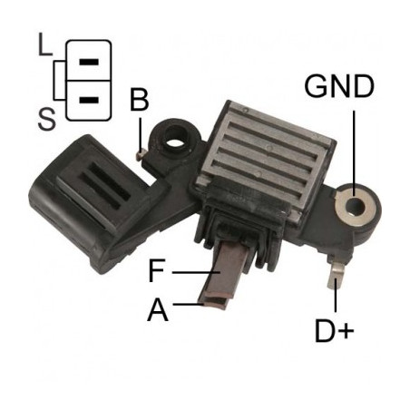 REGULADOR HITACHI NISSAN 12V LESTER 14651, 14661