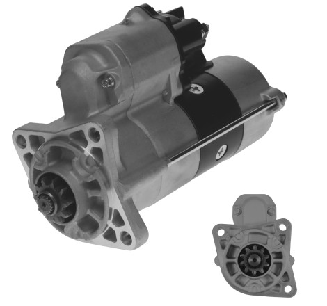 ARRANQUE DENSO 12V 10D CASE, NEW HOLLAND , GRUA, Y RETROEXCAVADORA, MINI SHOWER