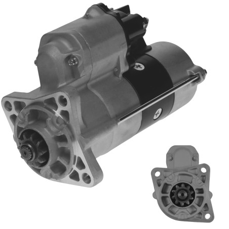 ARRANQUE DENSO 12V 10D CASE, NEW HOLLAND , GRUA, Y RETROEXCAVADORA, MINI SHOWER