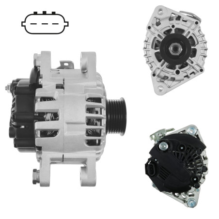 ALTERNADOR DENSO 3PINES  SONATA 2006/2007 SANTA FE 07-08 Y SEDONA 07-08, VERACRUZ  130AMP