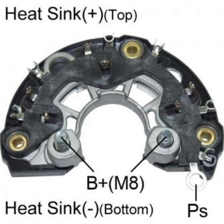 DIODERA ALTERNADOR DOGGE RAM 5.7 PICKUP 2007/2008