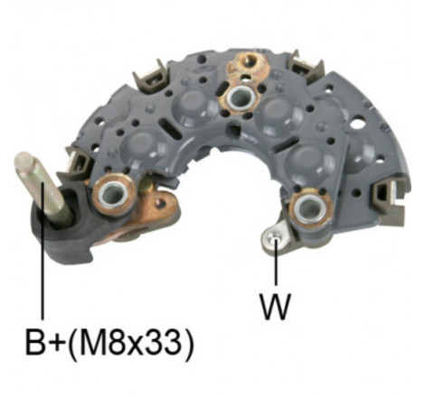 DIODERA ALT GRAND CHEROKEE/HONDA/KIA/HYUNDAI 130AMP C/ALT NIPONDENSO