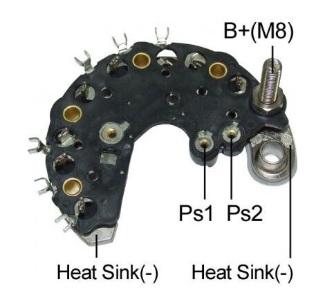 DIODERA ALT VALEO 105 AMP CHEV,PONTIAC,RENAULT,SEAT