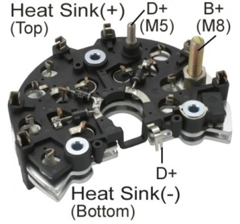 DIODERA ALT CORSA BOSCH 130AMP