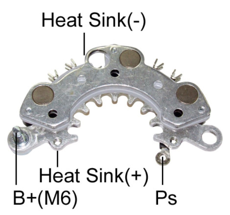DIODERA ALT HITACHI 70AMP HONDA, ISUZU