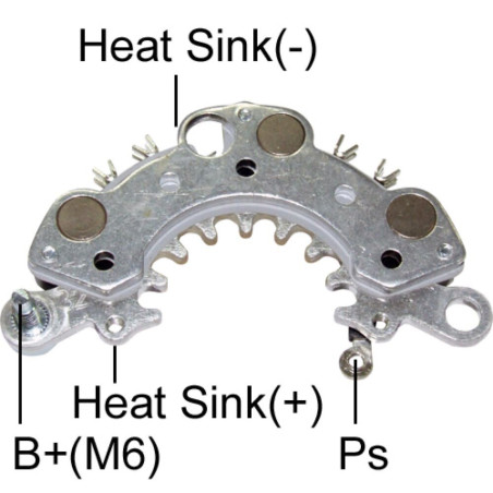 DIODERA ALT HITACHI 70AMP HONDA, ISUZU
