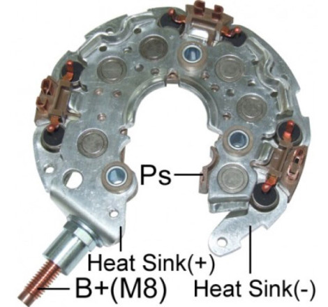 DIODERA ALT DENSO 6.4L FORD F150,F250,F350,F450,F550 PICKUP 2008,2009,2010