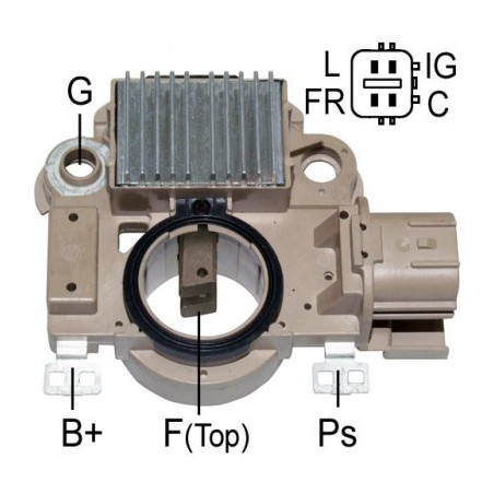 REGULADOR ALTERNADOR HONDA CIVIC  2006/2009 1.8  80AMP ALT 11176
