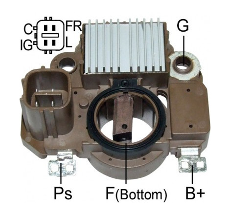REGULADOR  ALTERNADOR HONDA FIT  1.5LTS 2007/2008