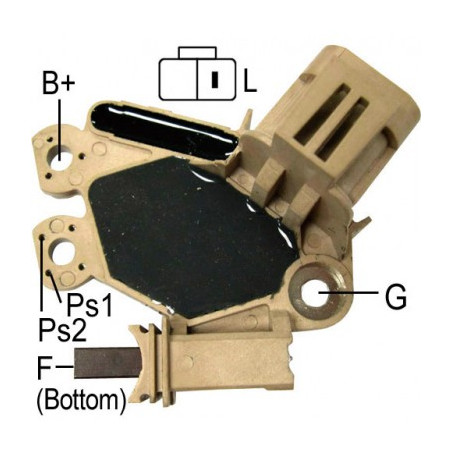 REGULADOR ALTERNADOR HYUNDAI SANTA FE/SONATA   2001/2002 V6  13945
