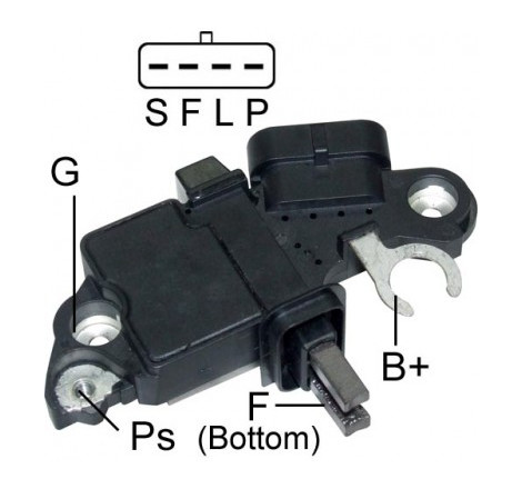 REGULADOR CHEV VAN EXPRESS 6 CYL 2005/2008 100AMP BOSCH