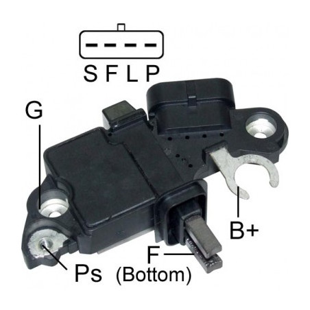 REGULADOR CHEV VAN EXPRESS 6 CYL 2005/2008 100AMP BOSCH
