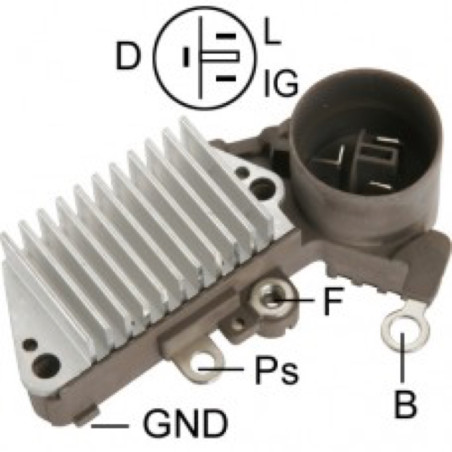 REGULADOR ALTERNADOR DENSO  TOYOTA 85/88/HONDA