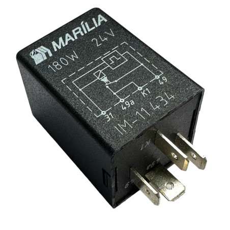 RELAY INDICADOR DE DIRECCION 24V DETENCCION LAMPARA QUEMADA MACOPOLO/MERCEDES BENZ. 3885447532