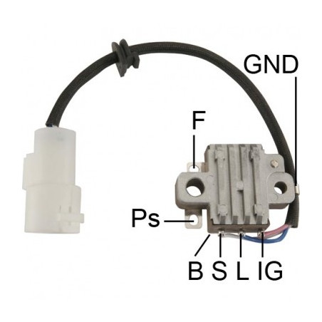 REGULADOR NIPONDENSO  HINO 12V LESTER 12214, 12215, 20513, 22320