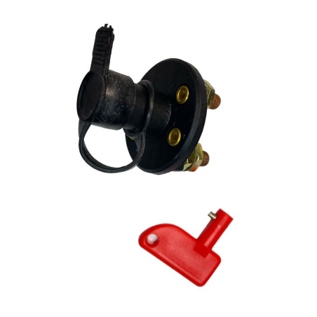 SWITCH CORTA CORRIENTE SEGURIDAD LLAVE ROJA