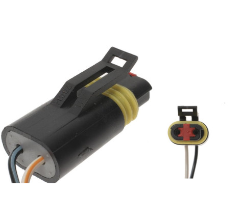 CONECTOR VALVULA DE PRESION DE ACEITE CHEROKKE/DOGGE RAM  2 PINES Y SENSORES DE VELOCIDAD VARIOS