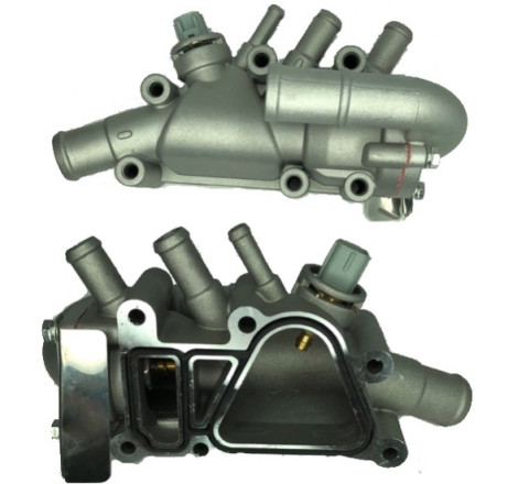 CARCAZA TERMOSTATO FORD  FIESTA 04/12  / ECOSPORT  1.6 (ALUMINIO)