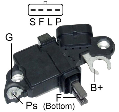 REGULADOR BOSCH CHEV VAN EXPRESS 6 CYL  05-08 100AMP